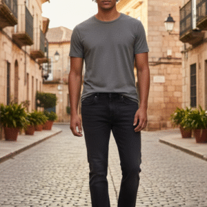 Men Men's Slim-Tapered Mid-Rise Jeans