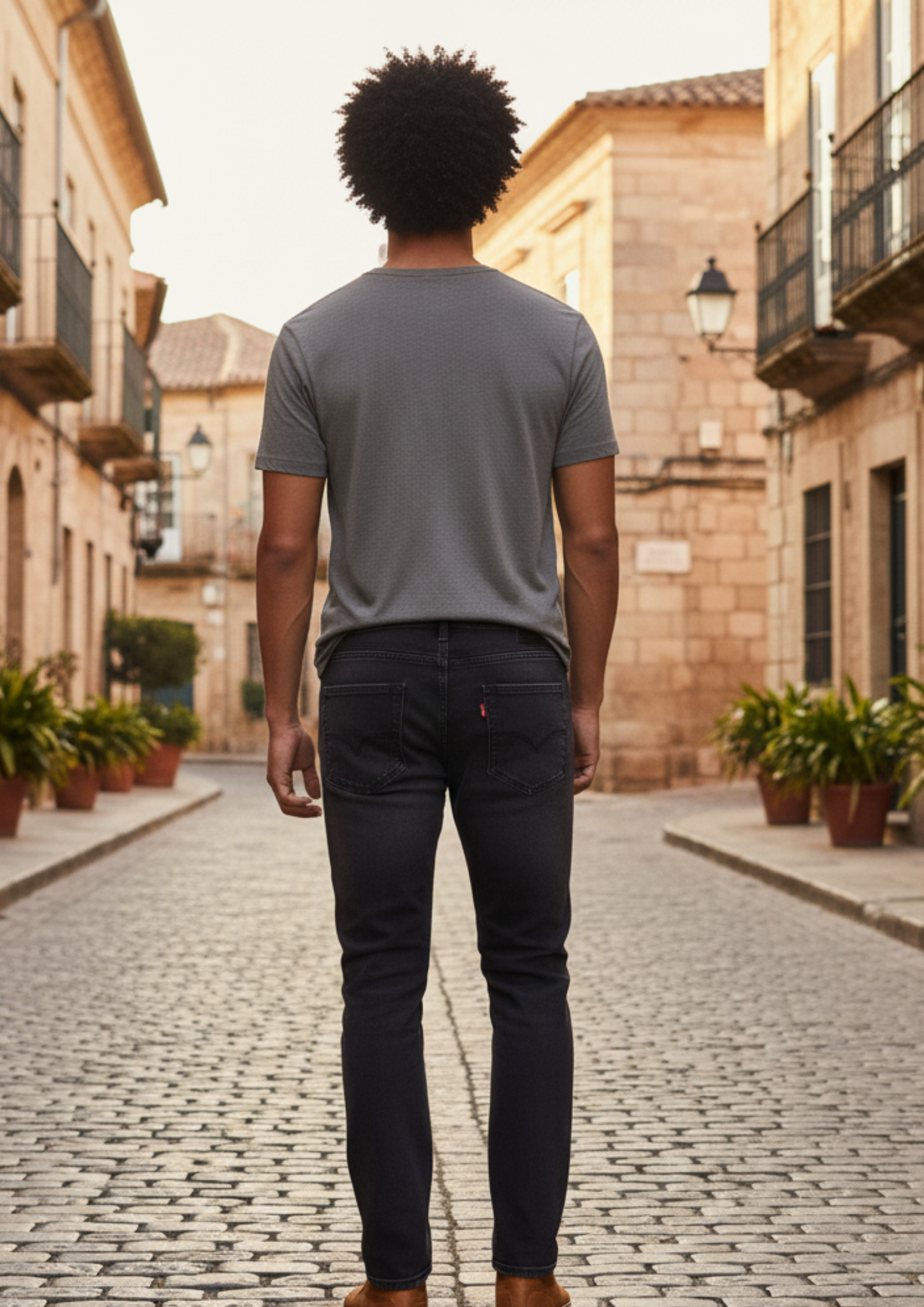 3 Men's Slim-Tapered Mid-Rise Jeans - Image 4