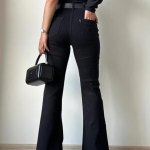 Women Women's High Waist Wide Leg Jeans