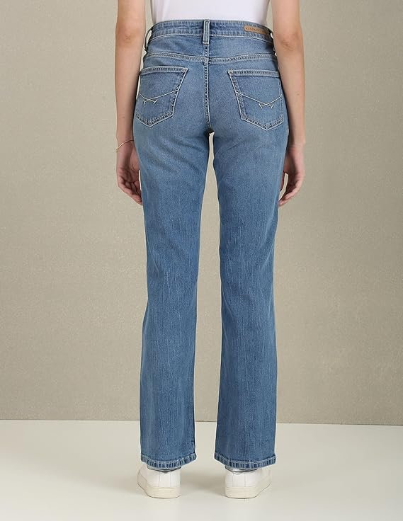 812P971p6+L._SX569_ USPA Women's High Rise Denim Jeans - Image 2