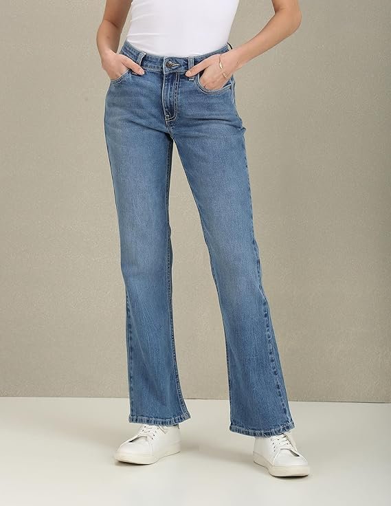 81zZ0fcokBL._SX569_ USPA Women's High Rise Denim Jeans