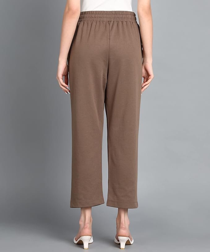 Women's Comfortable Wide-Leg Cropped Trousers. auto draft