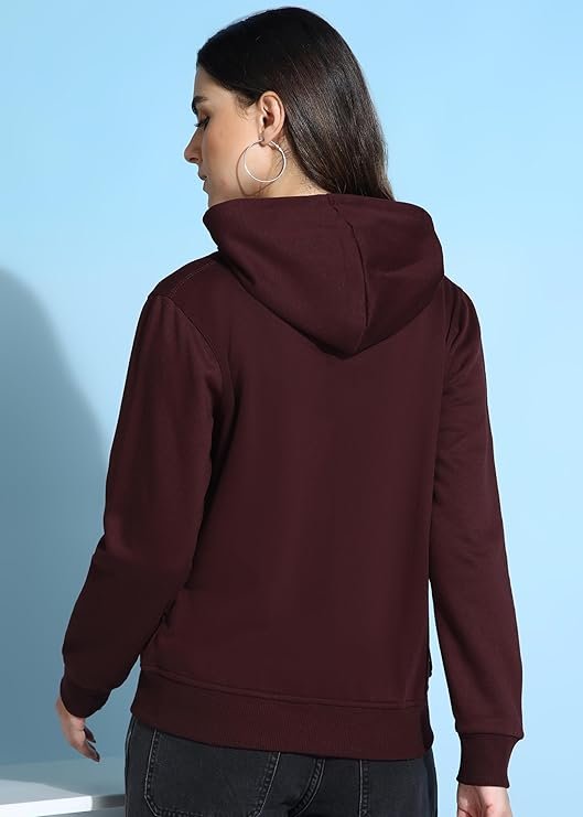women's burgundy full zip hoodie warm jacket women's burgundy full zip hoodie warm jacket
